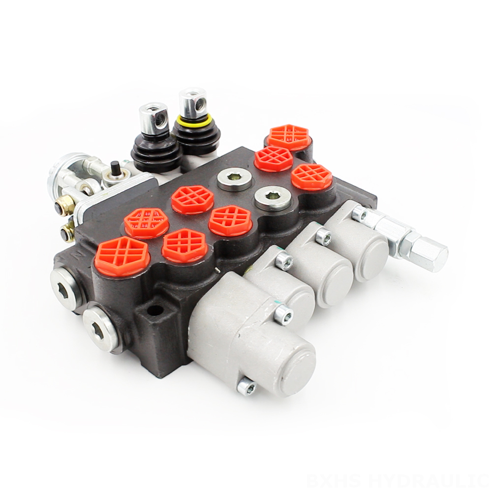 P40 Manual and Joystick 4 Spool Monoblock Directional Valve image